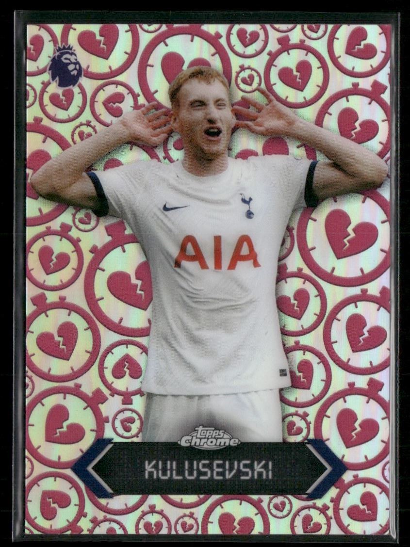 Dejan Kulusevski 2026 Topps Chrome Premier League Stoppage Time