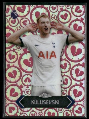 Dejan Kulusevski 2026 Topps Chrome Premier League Stoppage Time