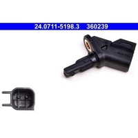 1X Sensor, Raddrehzahl ATE 24.0711-5198.3 Passend FüR Ford Mazda Volvo