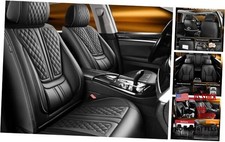 Fit Equinox Car Seat Covers Compatible with Full Set Seat Covers G02 Black Z