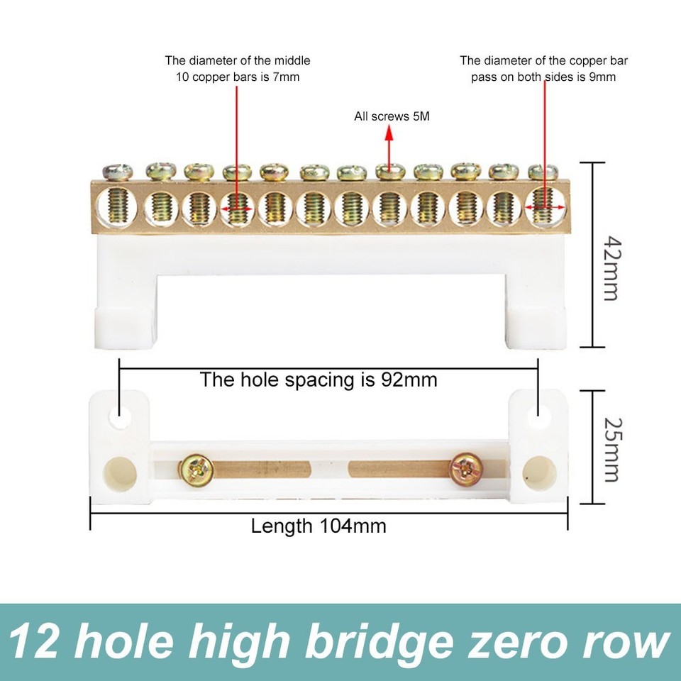 Efficient Copper Terminal Block Connector for Different Wire Types ...