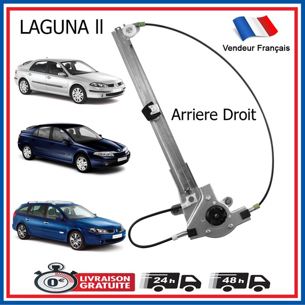 Mechanismus Elektrischer Fensterheber Hintere Recht Renault Laguna 2 =-image