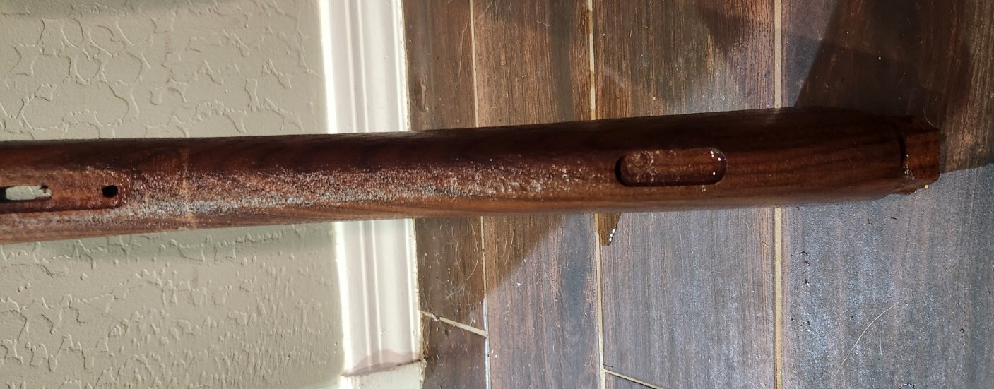 US Krag Rifle Replacement Stock Unfinished Walnut Full Length Dunlap