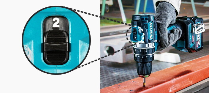 Makita HP002G BL 40V Max 2200Rpm 33000Bpm 64Nm Keyless 13mm