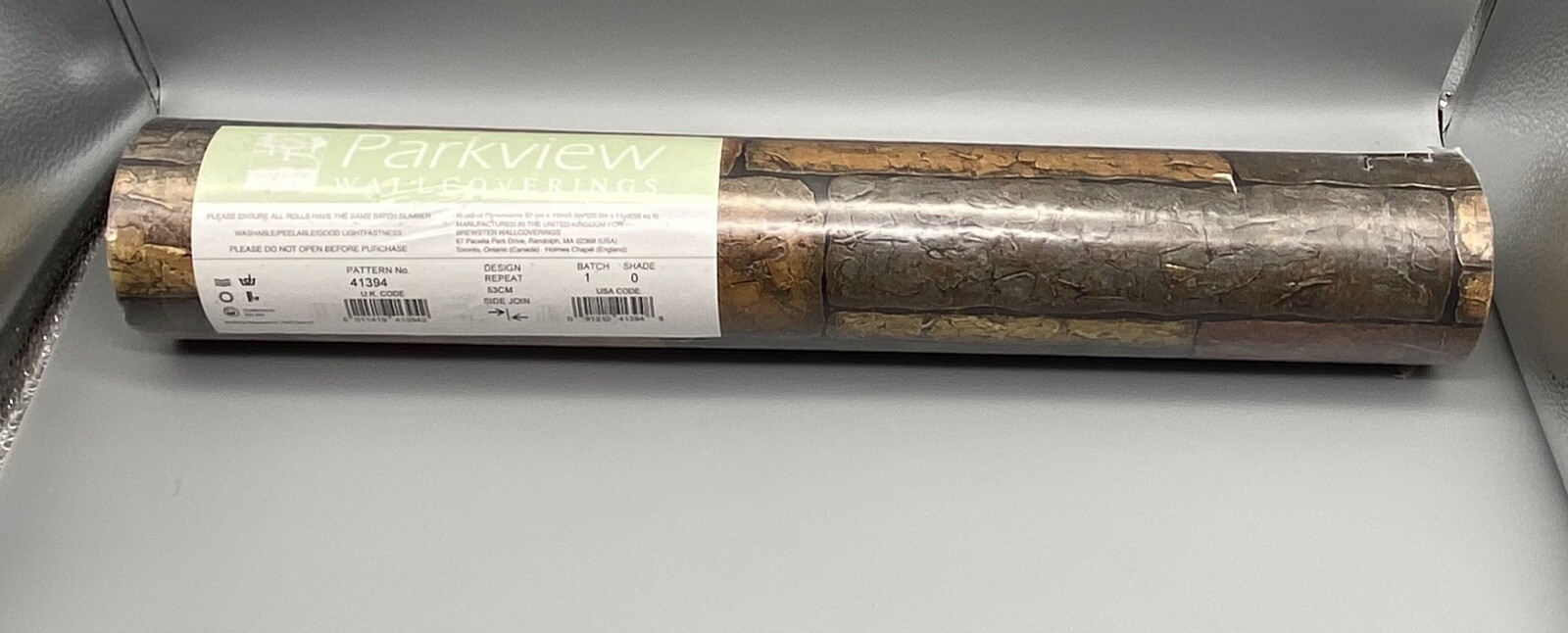 Parkview Designs Wallcoverings Wallpaper 1 Roll 56 Sq Ft Brick Pattern 41394