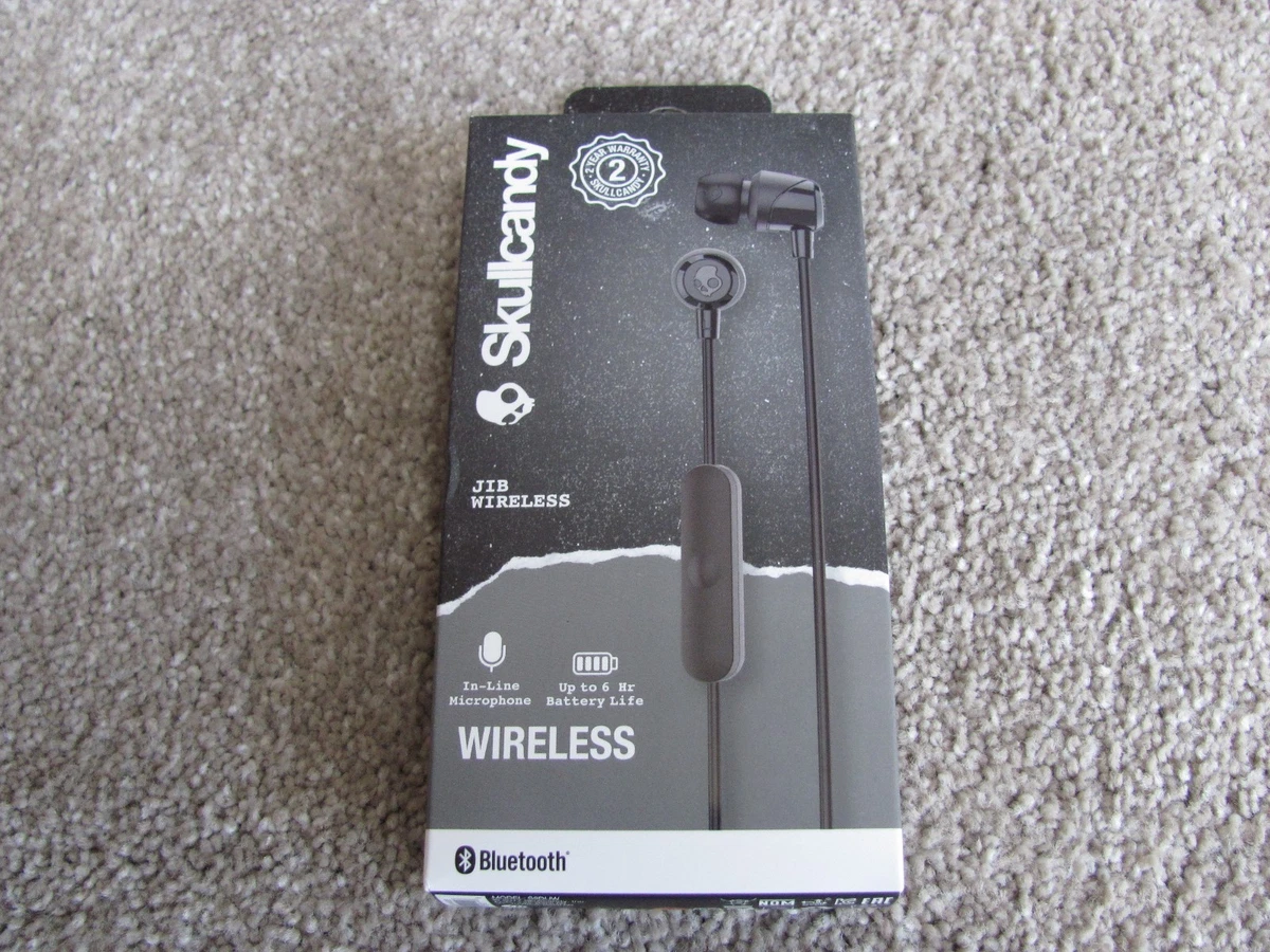 New Skullcandy JIB Bluetooth Wireless In Ear Earbuds with Mic