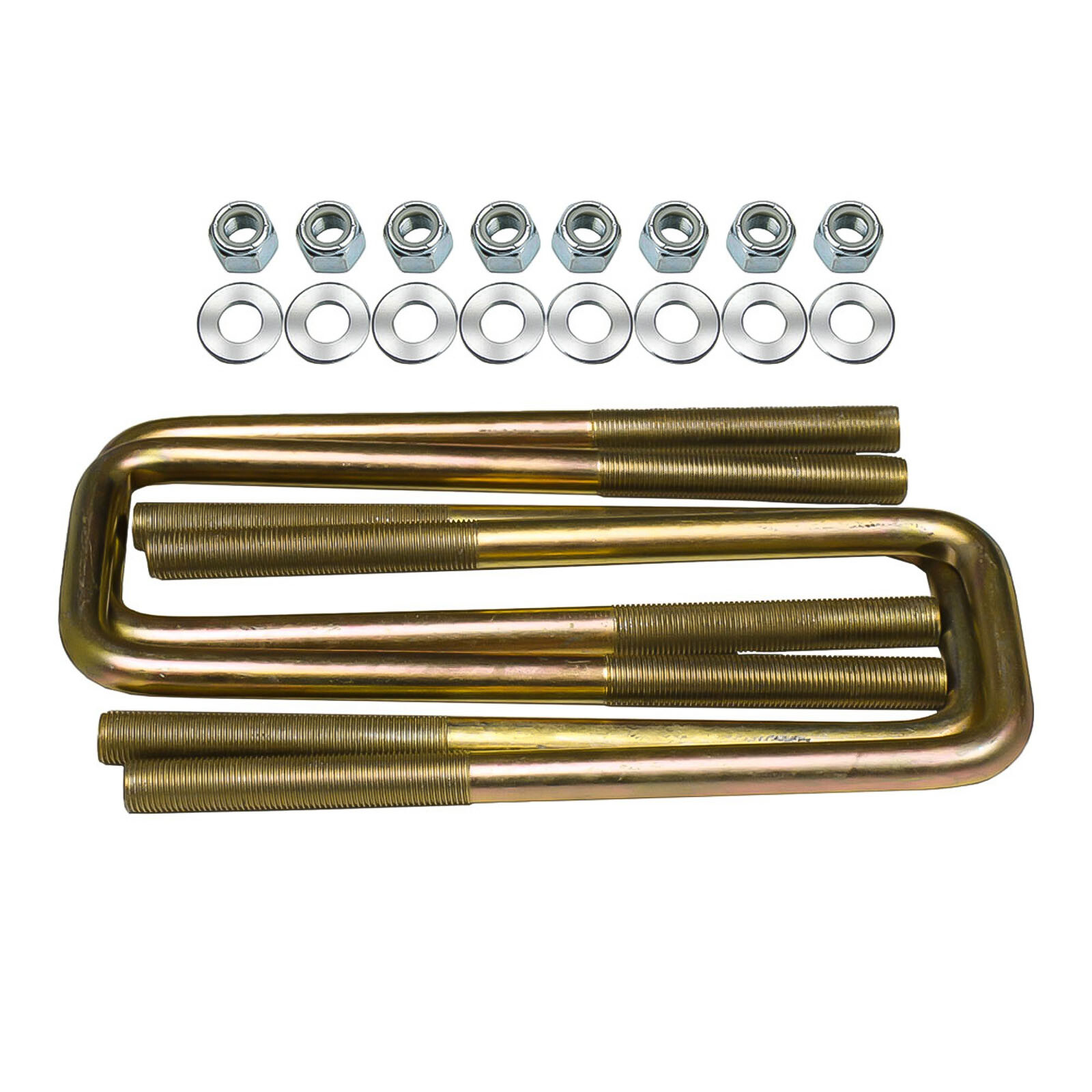 4" Rear Lift Kit Blocks w/ U-Bolts For 2004-2024 Nissan Titan 2WD 4X4