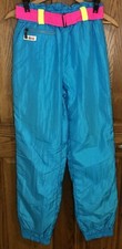 Slalom Ski Pants Women  s Vintage Size 10 Neon 80s/90s Retro Nostalgia