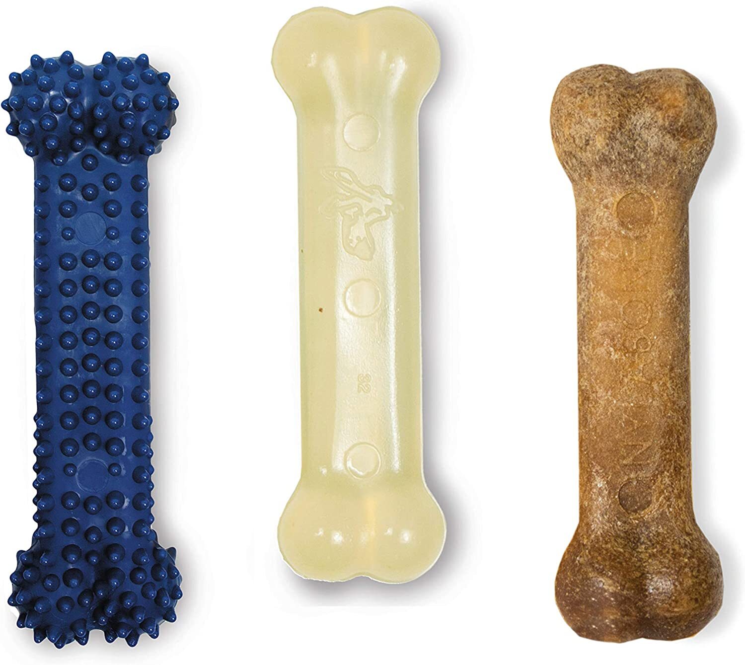 Nylabone Triple Value Pack FlexiChew Small Dog Toy Bone Teeth Cleaning