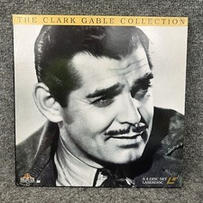 THE CLARK GABLE COLLECTION - Clark Gable 12  LASERDISC BOX SET 4 Movies Mint