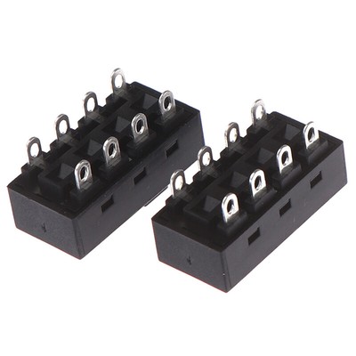 2x 12A 250V 3 Position 8 Pin Toggle Slide Switch LQ-103H Hair Dryer Switch G4 Fs
