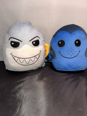 Disney Cutopia | Finding Nemo Set Bruce And Dory Plush Official Pixar 5'' ￼