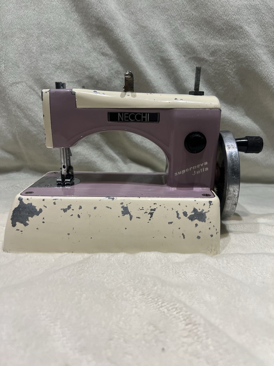 Vintage Child's Sewing Machine Necchi Supernova Julia Italy | eBay