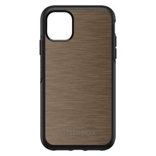 OtterBox Symmetry for Apple iPhone Pick Model - Brown Stainless Steel Print