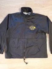 US Army Reebok Jacket All American Bowl Mens L NFL Team Apparel Windbreaker Blk