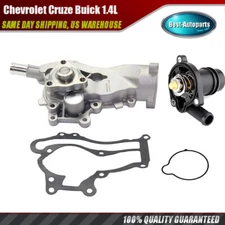 Professional Water Pump & Thermostat Kit Fits 11-16 Chevy Cruze Sonic Buick 1.4