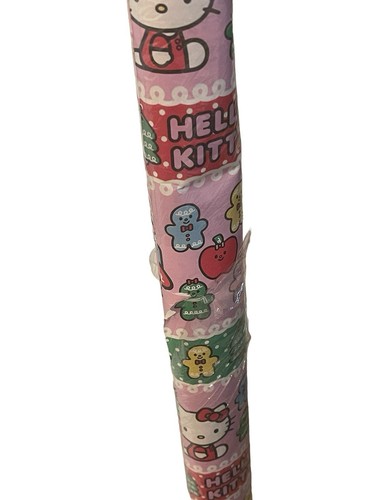 HELLO KITTY Christmas Wrapping Paper 40 sq ft Large RARE - Picture 15 of 18