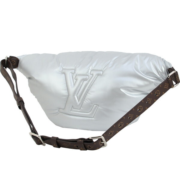 LOUIS VUITTON M20971 LV Pillow Maxi Bum Bag Waist Silver LOUIS VUITTON M20971 LV Pillow Maxi Bum Bag Waist Silver