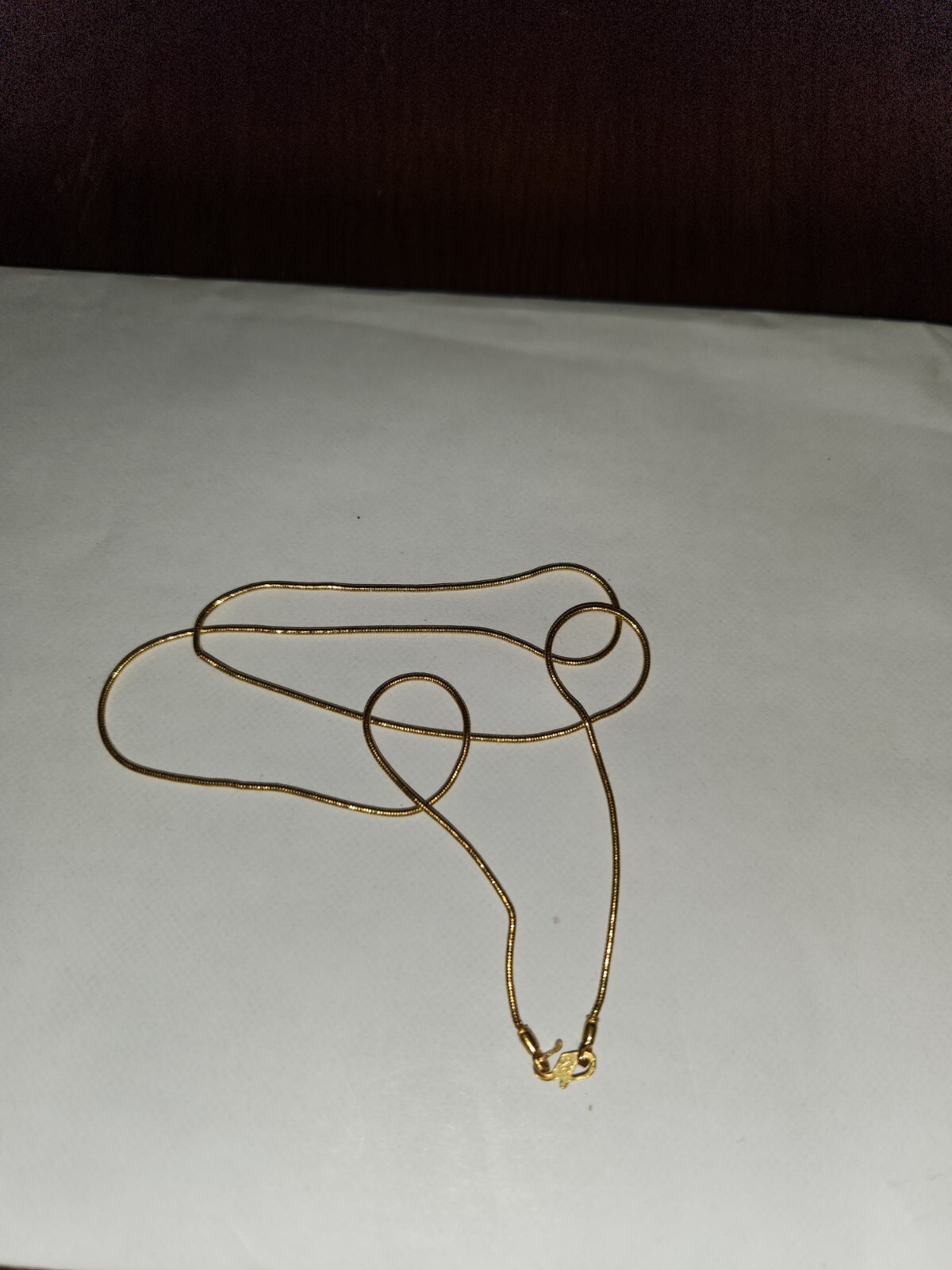 22ct Gold Necklace, 8.8g, 52cm Long Fully Open, Stamped 916 ug. eBay