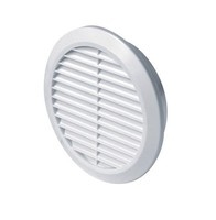 Weiß Rund BelüFtung Grille 90Mm 8.9Cm Kreis VerbindungsstüCk Rohr Abdeckung