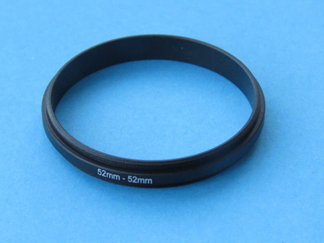 52mm-52mm Male to Male Double Coupling Ring reverse macro Adapter 52mm-52mm - Image 2 of 4