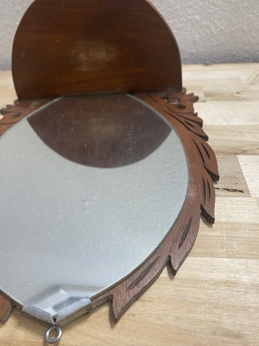 Vintage Spiegel Wand Kurioses Holz Regal Shabby Holz Schnickschnack Regal - Bild 10 von 11