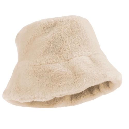 Winter Women Fluffy Plush Bucket Hat Ladies Warm Faux Fur Fisherman Cap - Picture 6 of 16