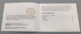 Lee Trevino's Fighting Golf - FRG Manuale Gioco Istruzioni Nintendo NES -17