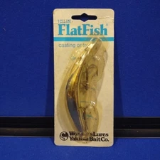 Helin Flatfish M2 Worden's Lures Yakima Bait CO. Chrome NOS Vintage