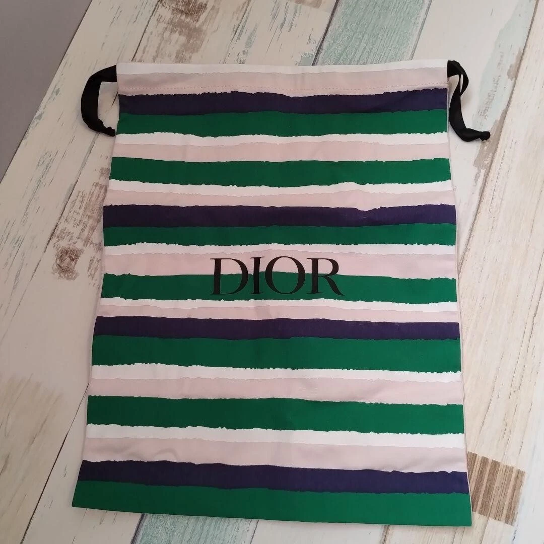 Sac à cordon coton DIOR 34 cm x 26 cm NEUF