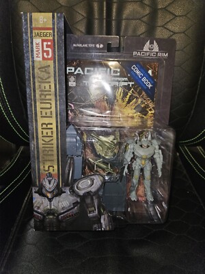 Pacific Rim Striker Eureka Action Figure + Comic Mark 5 By Mcfarlane Toys NEW