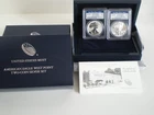 2013-W AMERICAN EAGLE WEST POINT TWO-COIN SILVER SET PCGS PR70,MS70 FIRST STRIKE