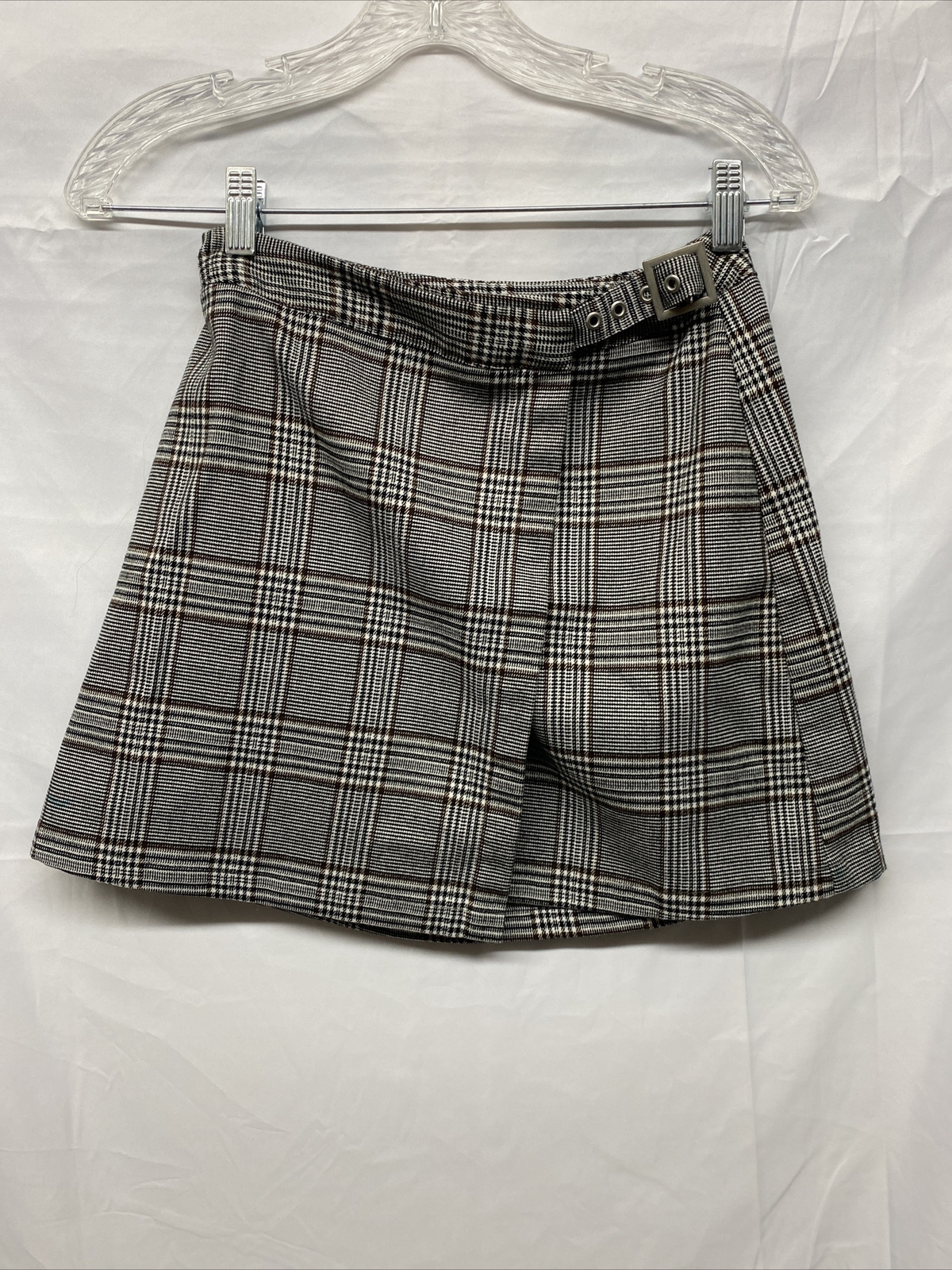 BRANDY MELVILLE John GAlt Plaid EMERSON SKIRT BROWN B… Gem