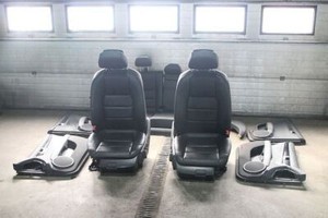 Innenausstattung Leder Innenauststattung Schwarz Mit Türverkleidungen