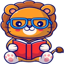 30 Custom Smart Well Read Lion Personalized Address Labels