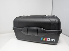 Vintage ARTBIN by Flambeau, 2 Tray Art Bin / Tackle Box, Black, Excellent EUC