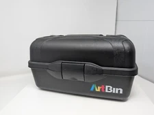 Vintage ARTBIN by Flambeau, 2 Tray Art Bin / Tackle Box, Black, Excellent EUC