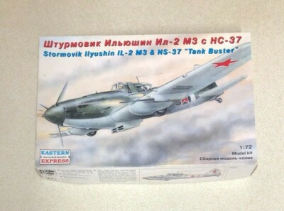 Eastern Express 1/72 Stormovik Ilyushin IL-2 M3 & NS-37 Tank Buster