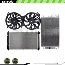 Car Cooling Fan Radiator AC Condenser Kit Fit For Nissan For Maxima 2016 17-2018