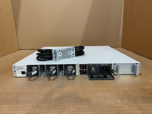 Cisco MS390-48P-HW Meraki PoE+ Switch w/ Cosmetic Faceplate Damaged MA-MOD-8x10G - Picture 4 of 4