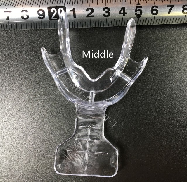 10Pcs Dental Frame Cut Back FCB Impression Trays Mandibular Denture