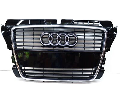 NEW AUDI A3 8P1 FRONT BUMPER RADIATOR GRILLE 8P0853651PT94 8P0-853
