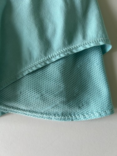 Athleta Girl Aqua Blue Pull On Active Tennis Skort Size L/12 - Picture 12 of 12