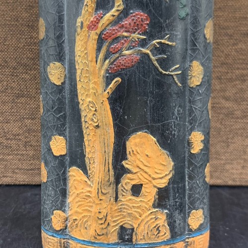 7.5″ Chinese Ancient huizhou Ink block Color painting pine tree Ink stick ingot - Picture 4 of 9