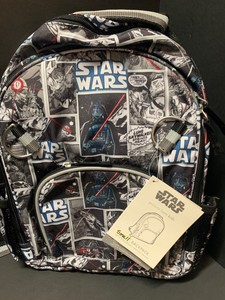 Pottery Barn Kids Small Allo Darth Vader Star Wars Backpack School