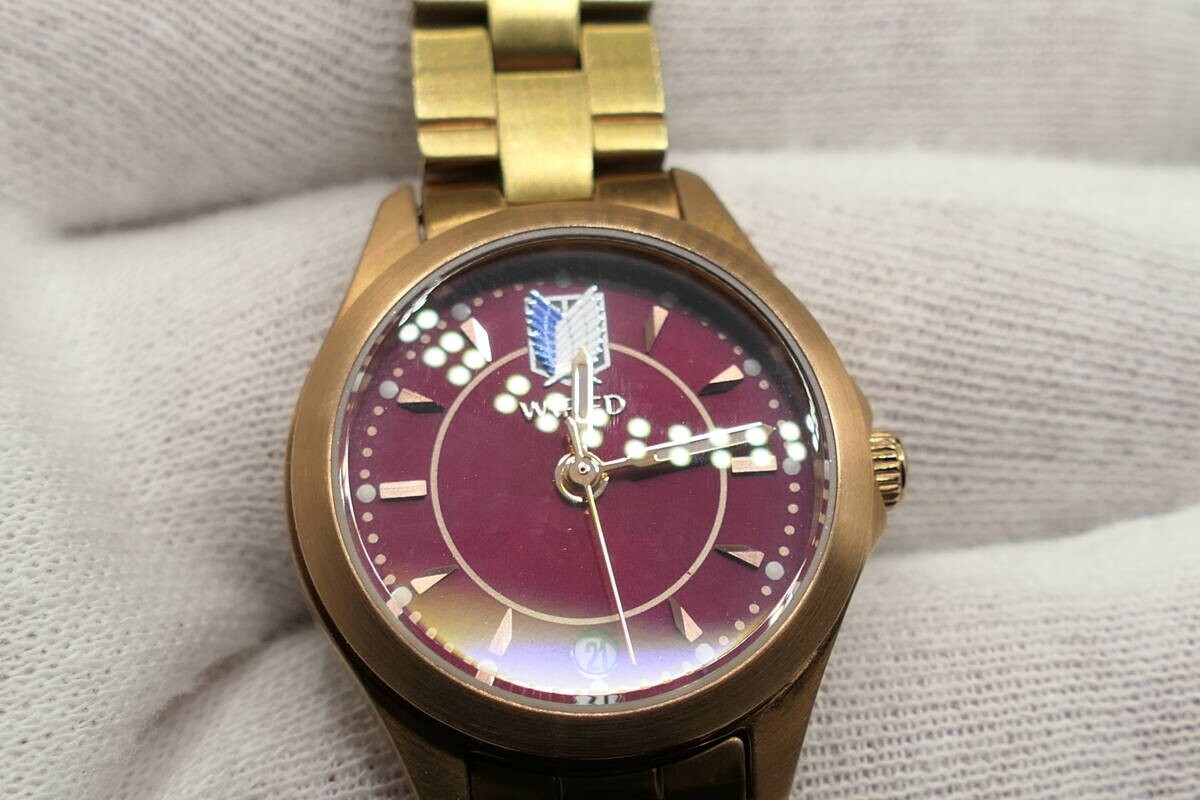 Seiko WIRED x Attack on Titan Mikasa Model AGEK740 /1200 Quartz