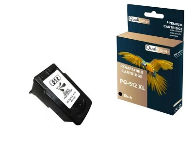 QUALITONER 1 Cartouche compatible pour CANON PG-512XL Noir - Photo 1/4
