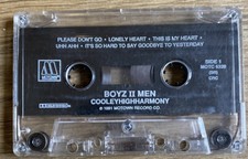 Boyz II Men - Cooleyhighharmony Cassette Tape / Boyz 2 Men / Boys II Men / 1991