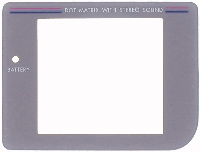 Nintendo Game Boy Classic Grau Display / Front Scheibe / Ersatz / Austausch DMG