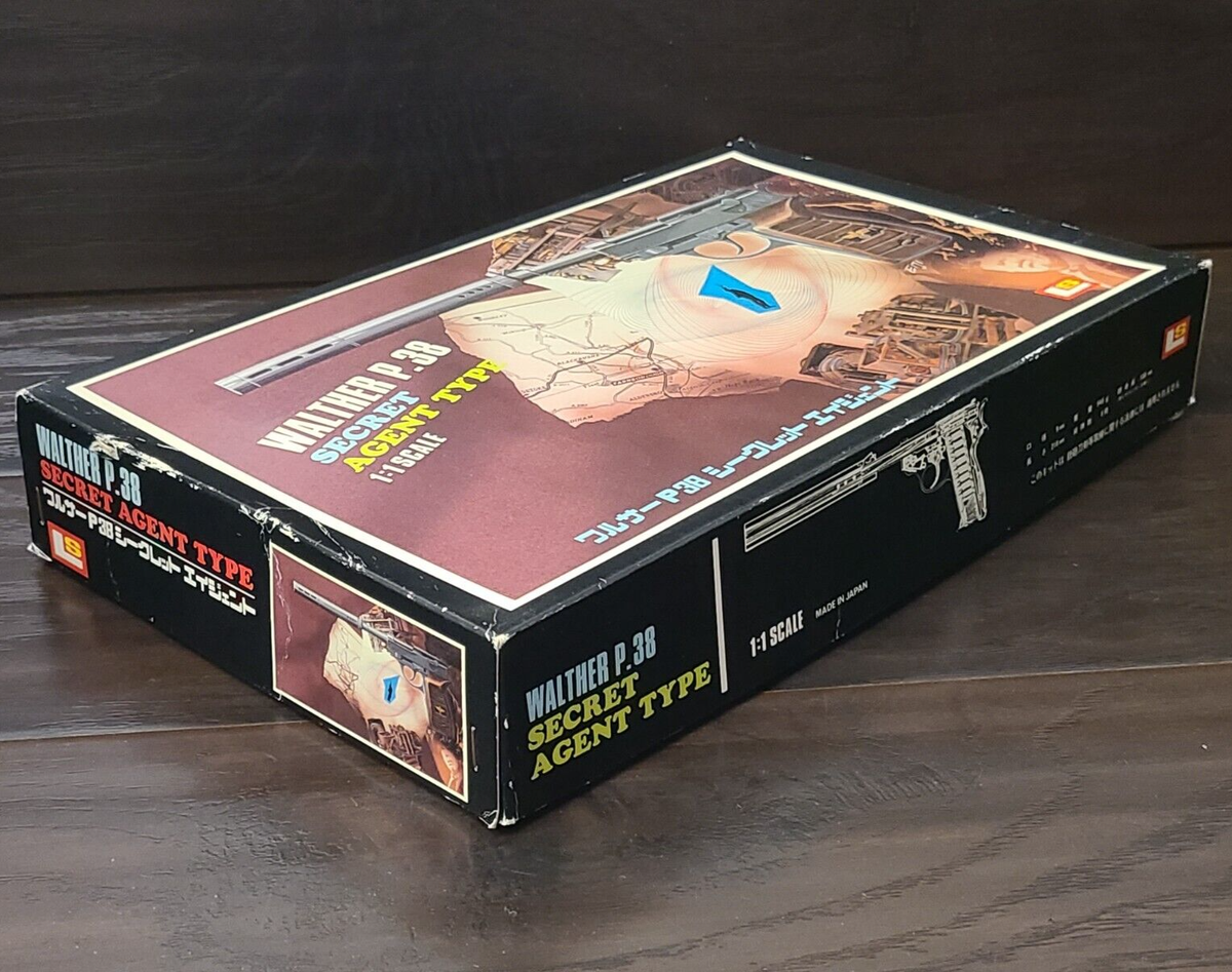 LS Walther P.38 Kit Secret Agent Type Model Kit P804:800 Japan 1:1